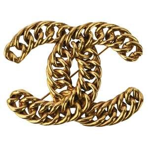 Chanel Cc Logo Brooch Metal #250082C75B